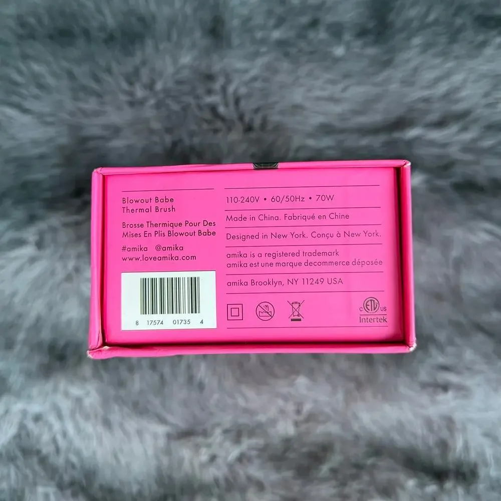 amika Blowout Babe Thermal Ionic Hairbrush 1.5